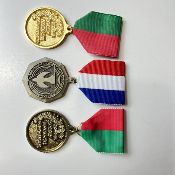 Natick Holly Speech Festival and Catholic Forensics League Medal Award Ribbons - Picture 5 of 6